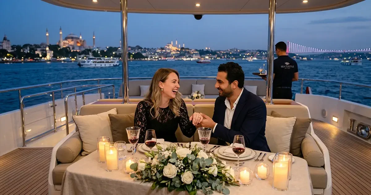 bogazda evlenme teklifi yat guverte yasami