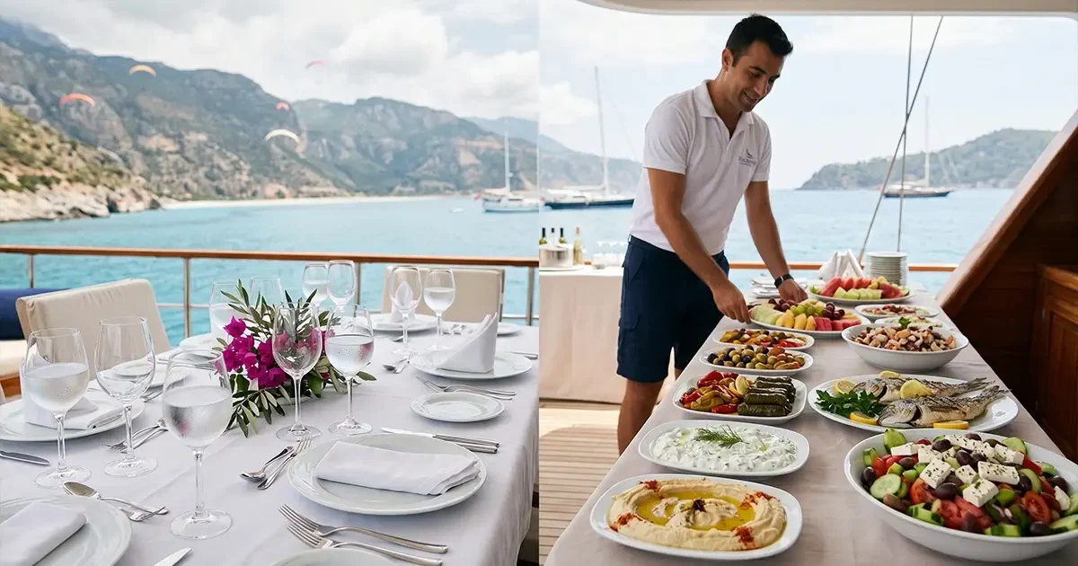 fethiye oludeniz gemiler adasi ozel yat yemegi servis gorseli