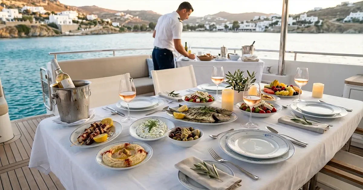 marmaris bozburun selimiye ozel yat yemegi servis gorseli