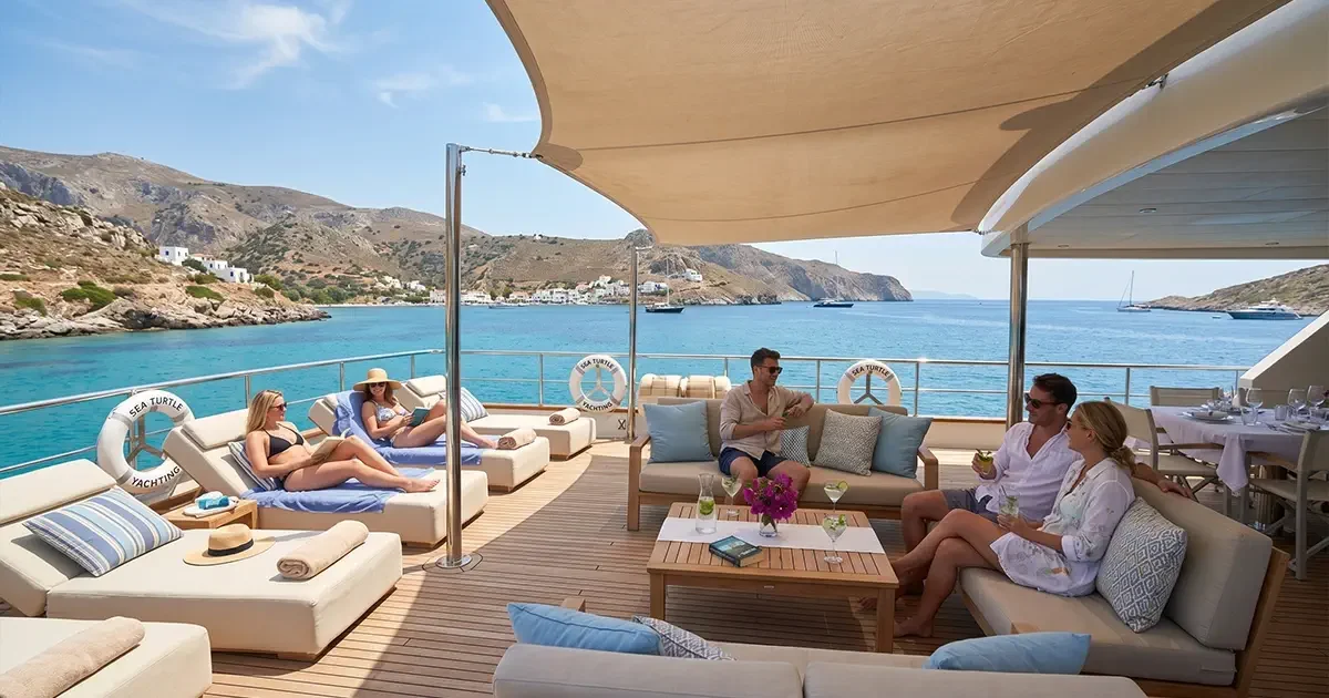 marmaris bozburun selimiye yat guverte yasami