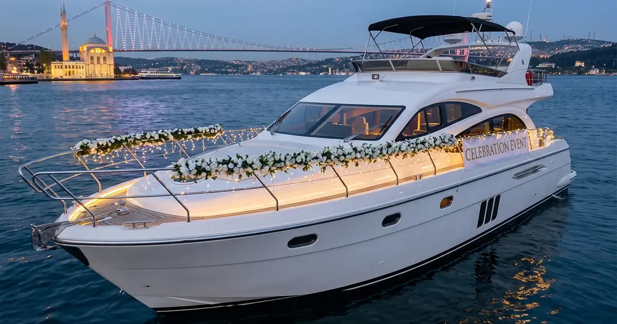 ozel gun ve surpriz organizasyonlar yat dis detaylari