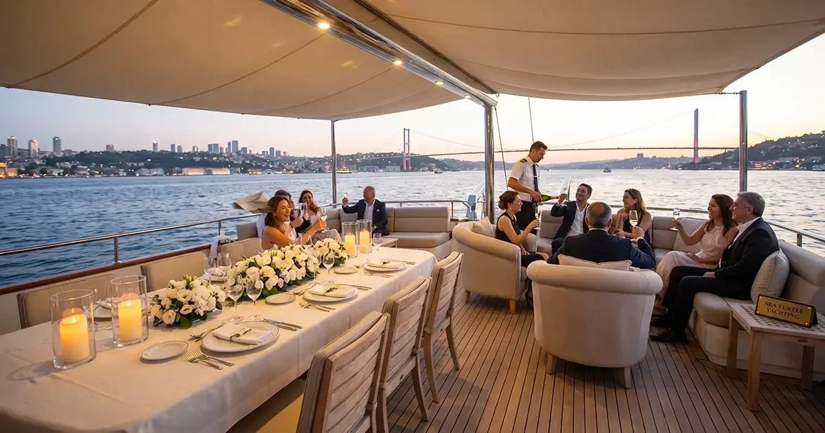 ozel gun ve surpriz organizasyonlar yat guverte yasami